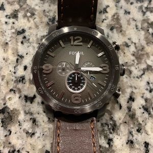 Fossil Nate chronograph watch (needs new battery)